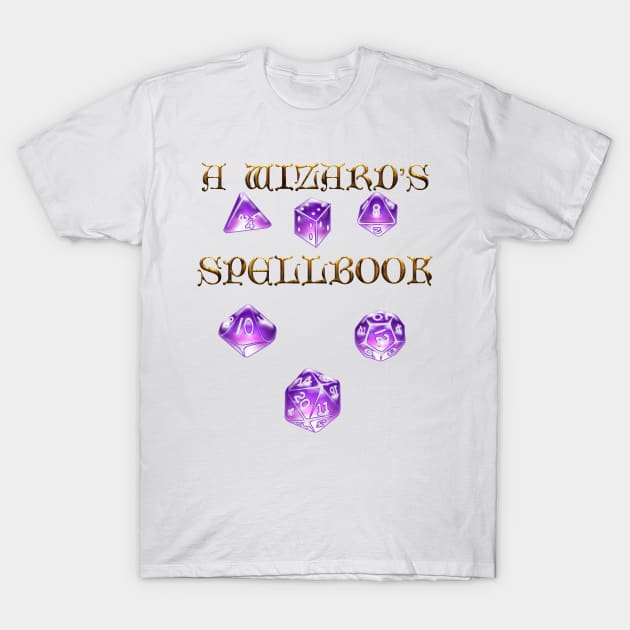 A Wizard's spellbook T-Shirt by Edward L. Anderson 